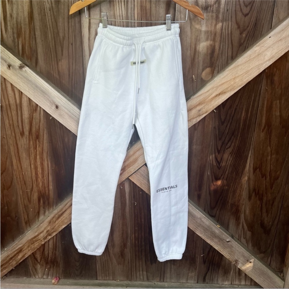 White Fear of God Sweatpants